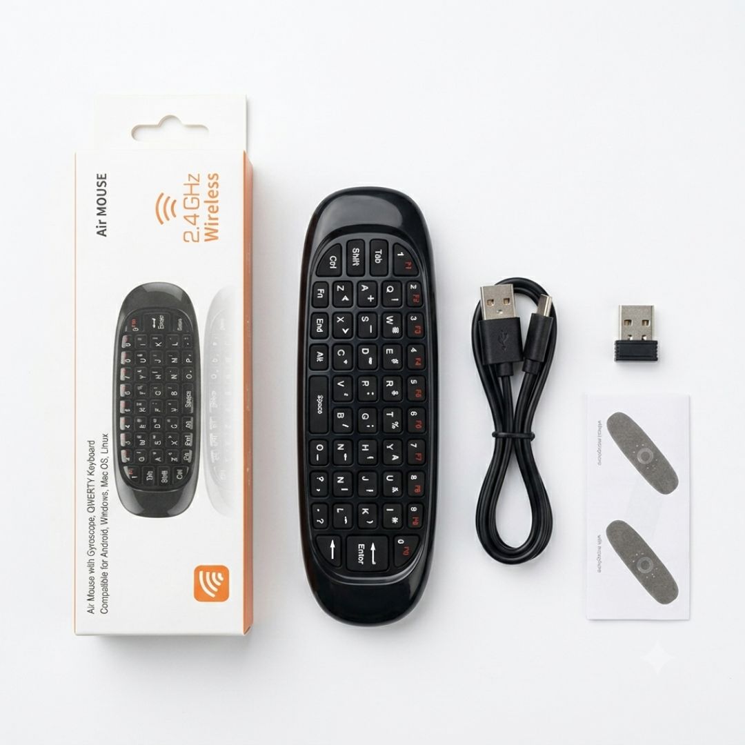 Wireless Rechargeable Air Mouse Remote (4)